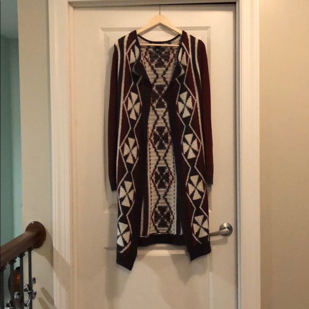Long sleeved cardigan
